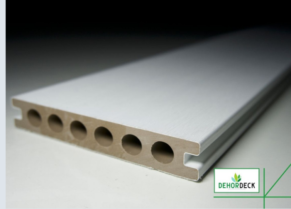 WPC DEHOR DECKING DARK WHITE CM 220x13,8x2,3