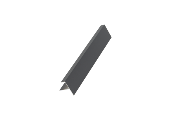 PROFILO FINALE DARK DARK GREY PER PARETE VENTILATA CM 290x4,0x5,4